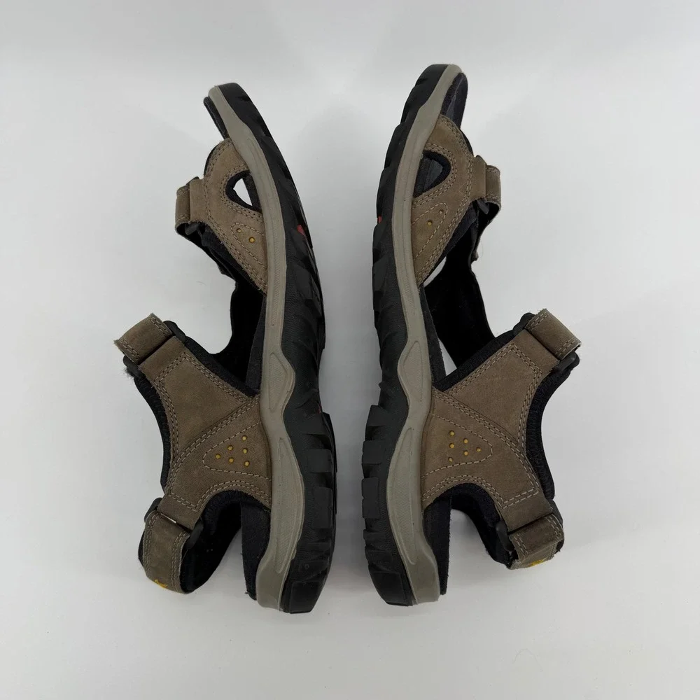 ECCO Offroad Yucatan Beige Hiking Walking Sandals‎ Mens EU 46 US 12 Gorpcore
